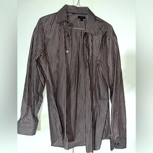 APT 9 Dress Shirt (Red & White Stripes)